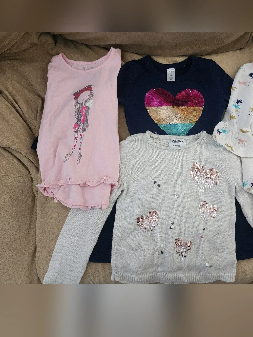 Girls 5t Lot Sweaters, Dresses Long Sleeve Shirts